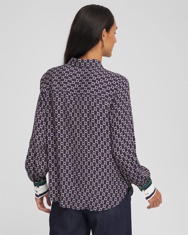 Faux Silk Twill Shirt - image 3